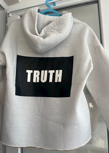 Gri Keten Fermuarlı Ceket - Görsel 2