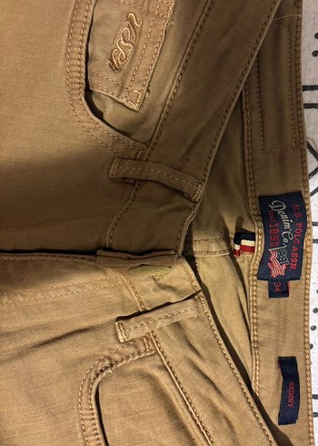 Camel Nakışlı Kot Pantolon - Görsel 3