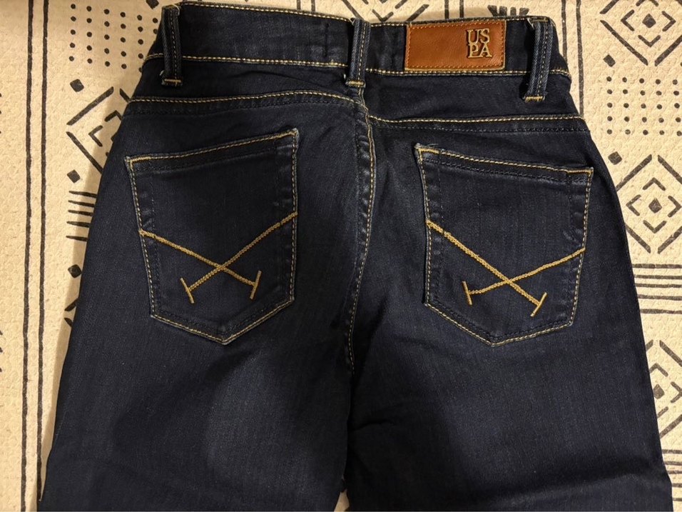 Kadın Koyu Mavi Denim Pantolon - Görsel 4