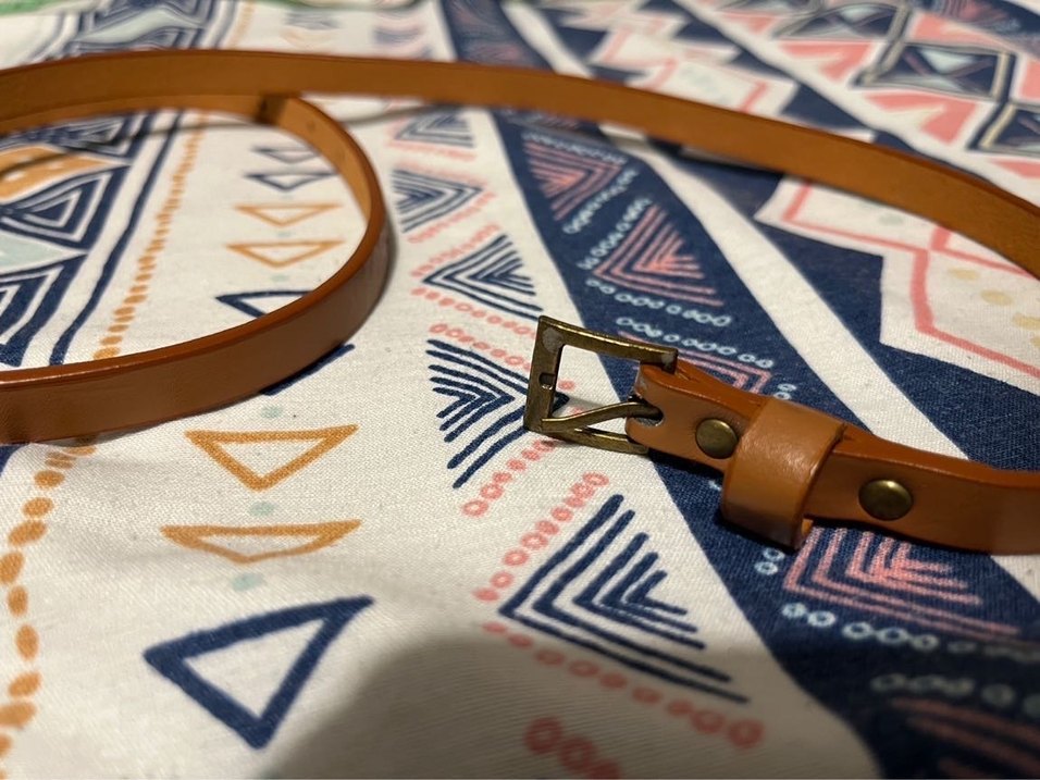 Kahverengi Deri Bohem Tokalı Kemer - Görsel 2