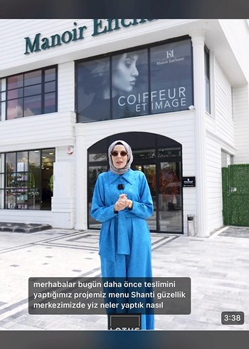 Mavi Denim Uzun Boy Tulum
