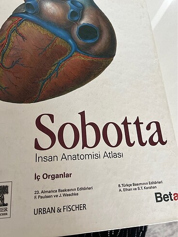  Beden Renk Sobotta atlas kitap