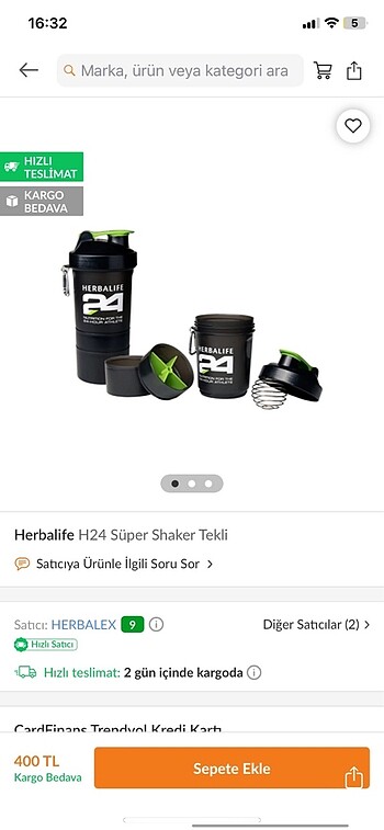Diğer Herbalife shaker