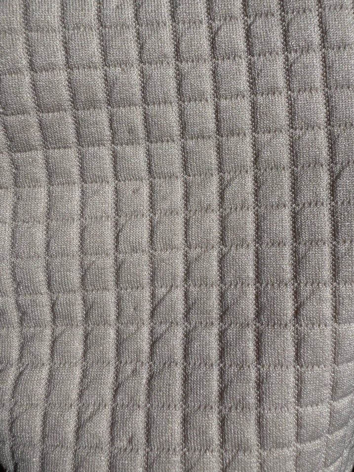 Bej Dokulu Kadın Yüksek Yaka Bluz - Görsel 4