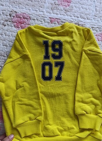 1 Yaş Beden Fenerbahçe sweatshirt 