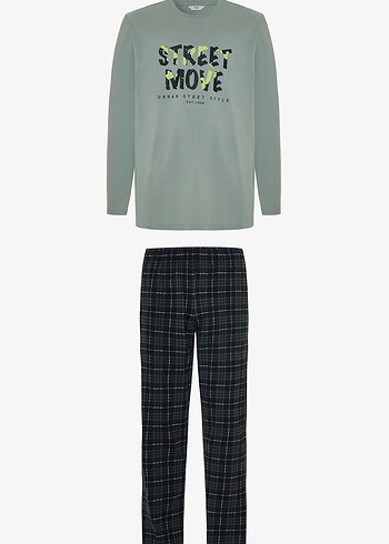 Erkek Pijama Takımı - Görsel 2