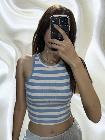 ÇİZGİLİ CROP