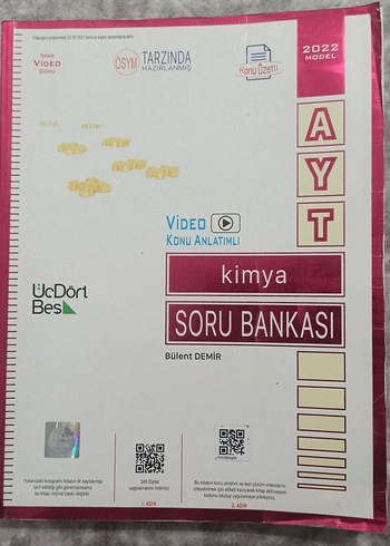 AYT Kimya Soru Bankası 2022 Model