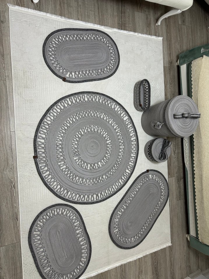 Bohem Gri banyo setı ıstenılen olcude renkte yapılır - Görsel 3