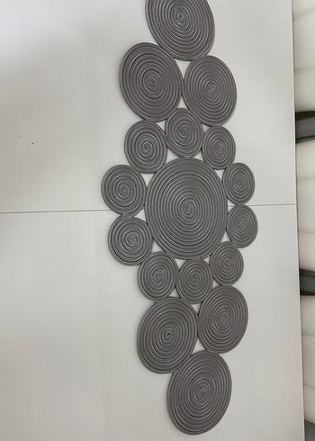 Gri Dairesel masa Sufla - Görsel 4