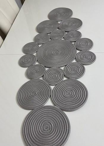 Gri Dairesel masa Sufla - Görsel 3