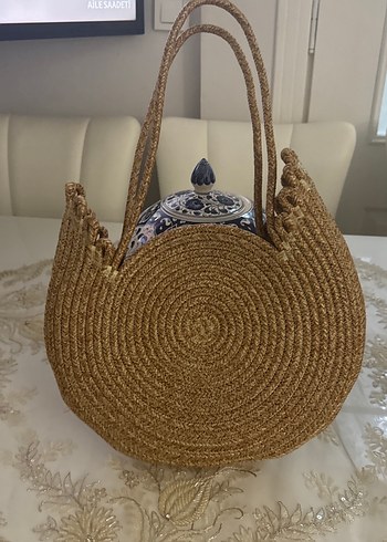 Zara Püsküllü Bohem Örgü Kadın Çanta