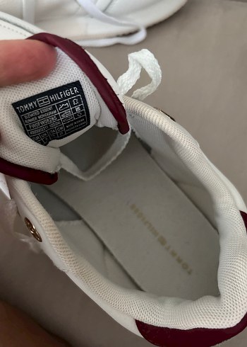 Beyaz Bağcıklı Kadın Spor Ayakkabı - Görsel 5