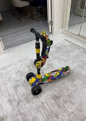 Renkli Çocuk Scooter'ı - Görsel 4