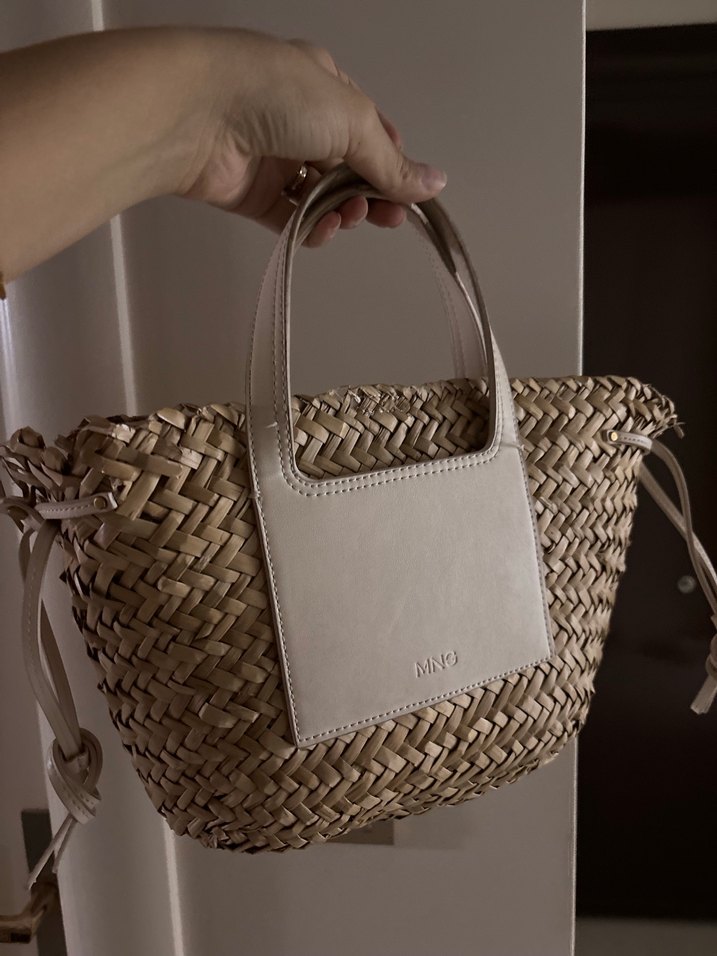 Mango hasır çanta - Görsel 2