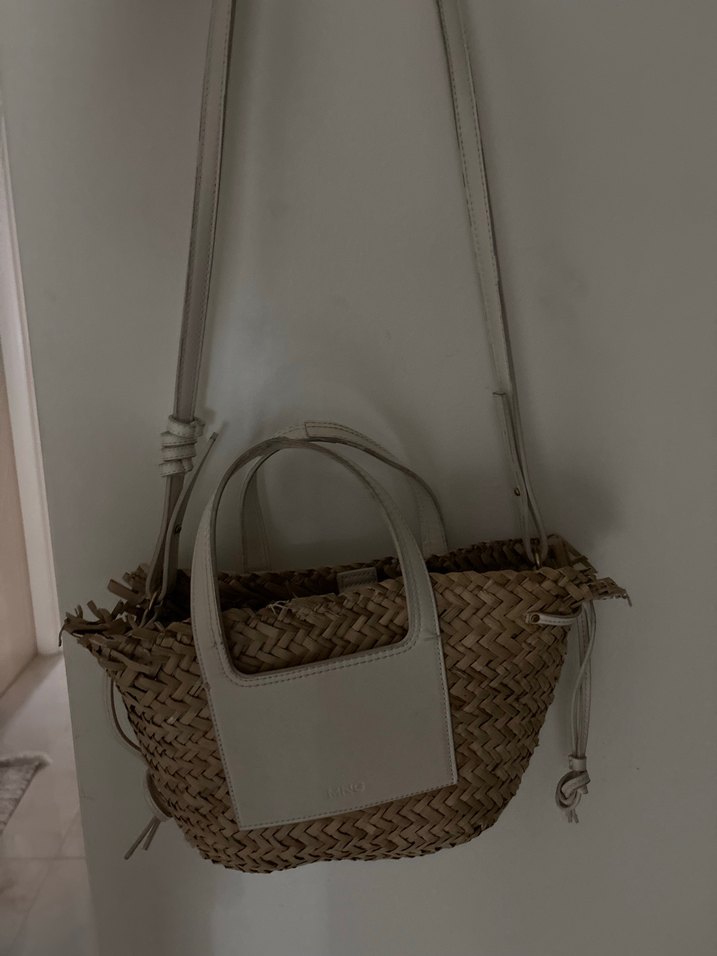 Mango hasır çanta - Görsel 3