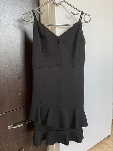 xs Beden siyah mini elbise