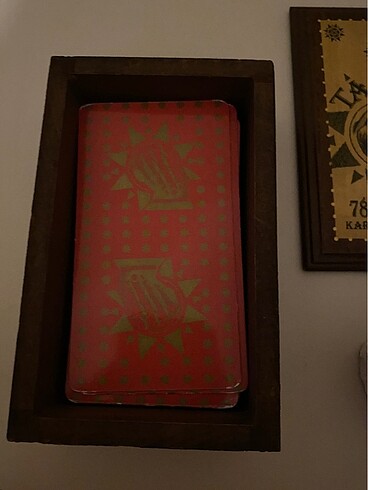 Beden Ahşap kutulu klasik tarot kartları