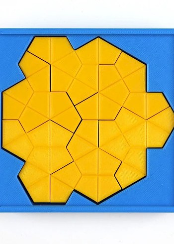 Beden Renk Turkuaz Renkli Eğitici Geometrik Puzzle