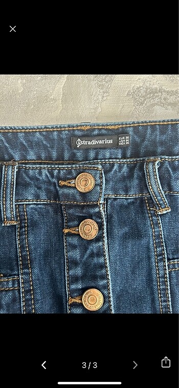 36 Beden Stradivarius Denim Etek