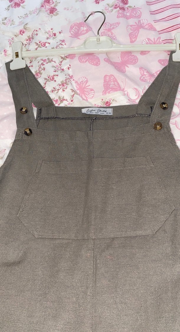 Kadın Askılı Tulum - Görsel 4