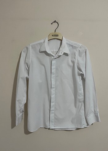 Klasik Kesim Beyaz Gömlek siyah ceket pantolon ve papyon - Görsel 5