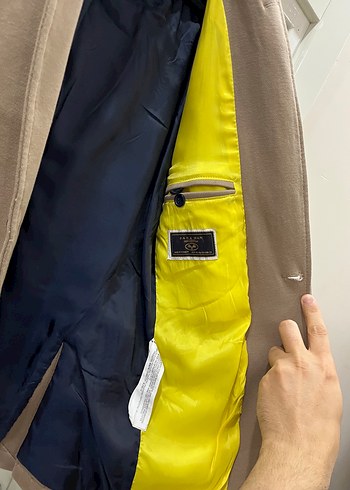 Bej Süet Düğmeli Erkek Ceket son fiyat - Görsel 5