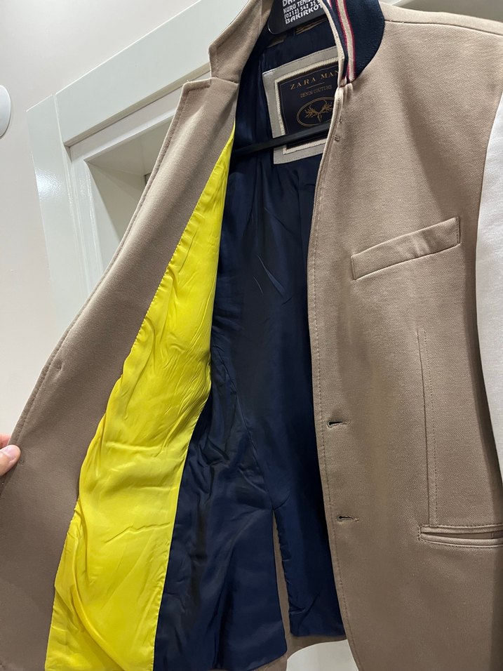 Bej Süet Düğmeli Erkek Ceket son fiyat - Görsel 2