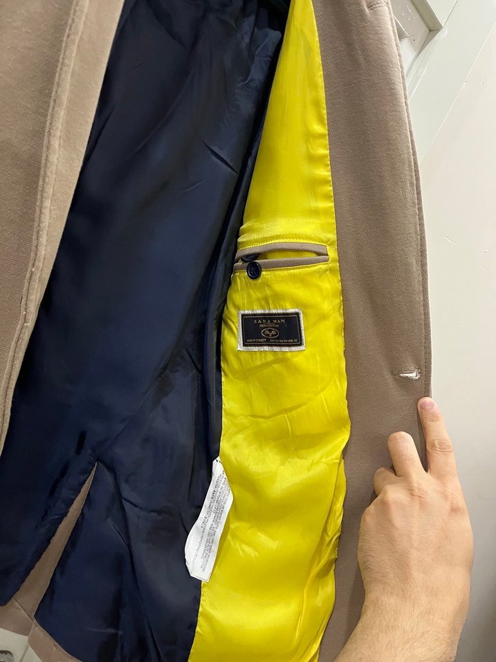 Bej Süet Düğmeli Erkek Ceket son fiyat - Görsel 5