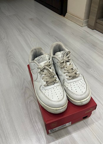 Erkek Beyaz Nike Air Force 1 Spor Ayakkabı - Görsel 8