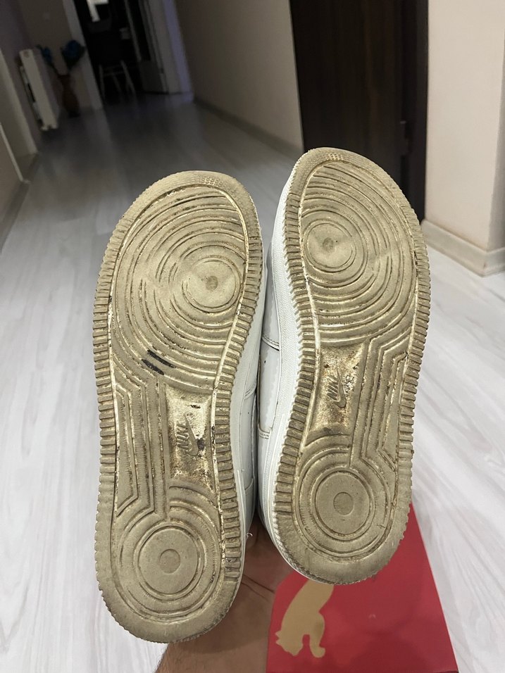 Erkek Beyaz Nike Air Force 1 Spor Ayakkabı - Görsel 5