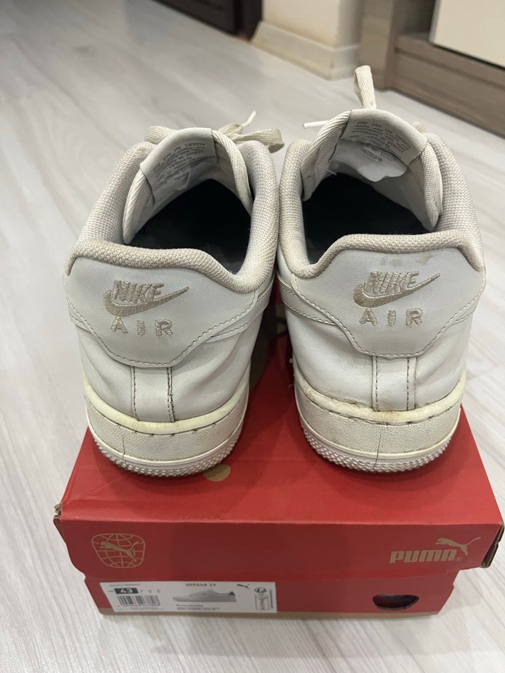 Erkek Beyaz Nike Air Force 1 Spor Ayakkabı - Görsel 3