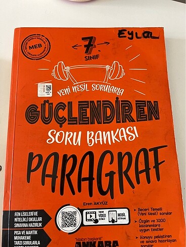 Türkçe paragraf güçlendiren 7.sınıf