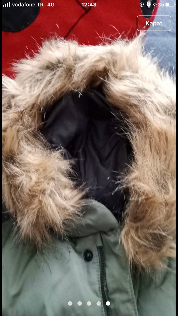kuş tüyü zara mont fıyt dustu - Görsel 4
