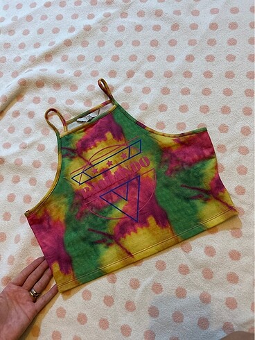 Renkli crop s beden