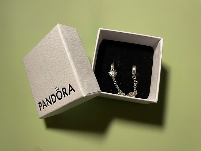 Pandora Orijinal Pandora papatyalı güvenlik zinciri
