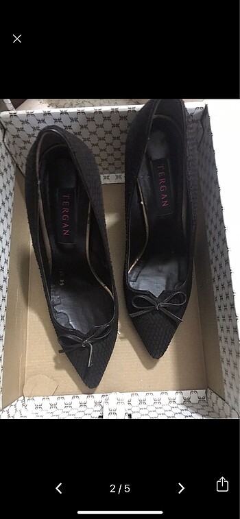 Tergan Tergan stiletto yeni