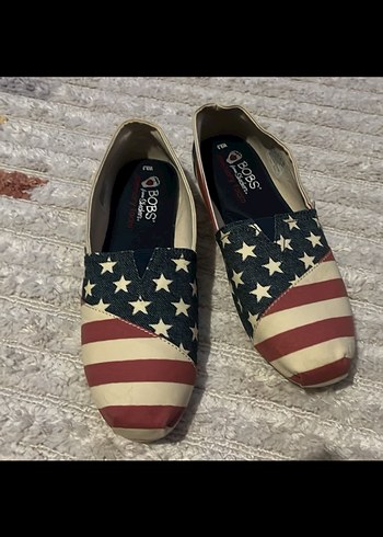 Kadın Çok Renkli Bağcıksız Espadril Ayakkabı39.5 numara - Görsel 2