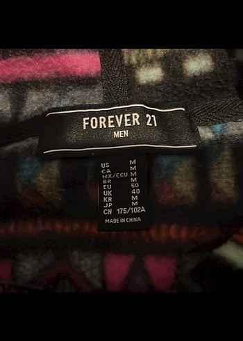 Renkli Desenli Sweatshirt M beden - Görsel 3