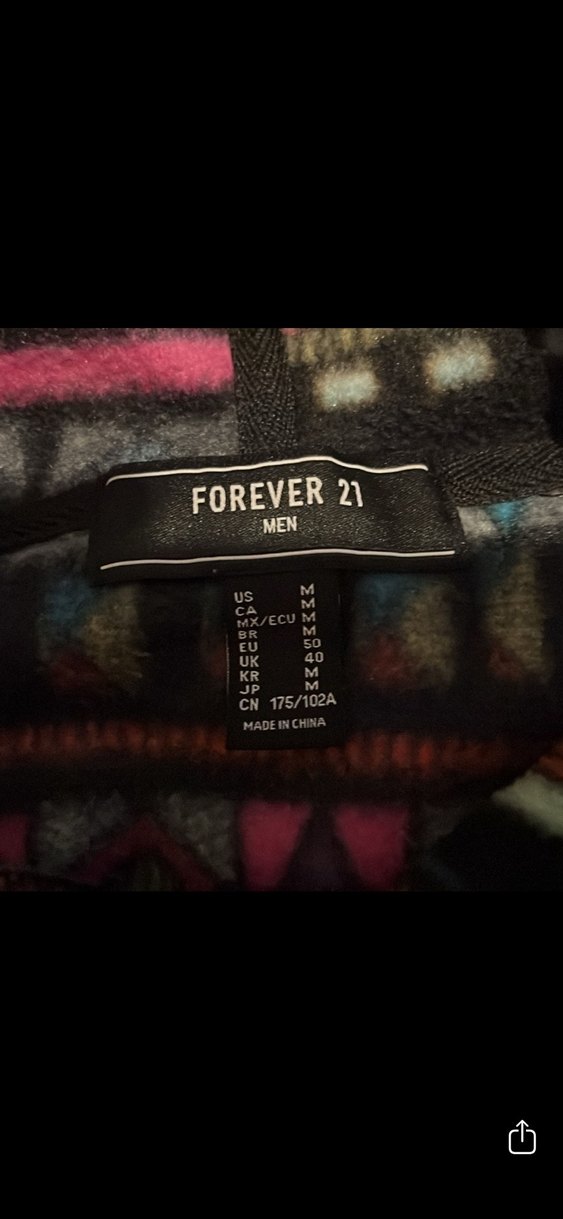 Renkli Desenli Sweatshirt M beden - Görsel 3