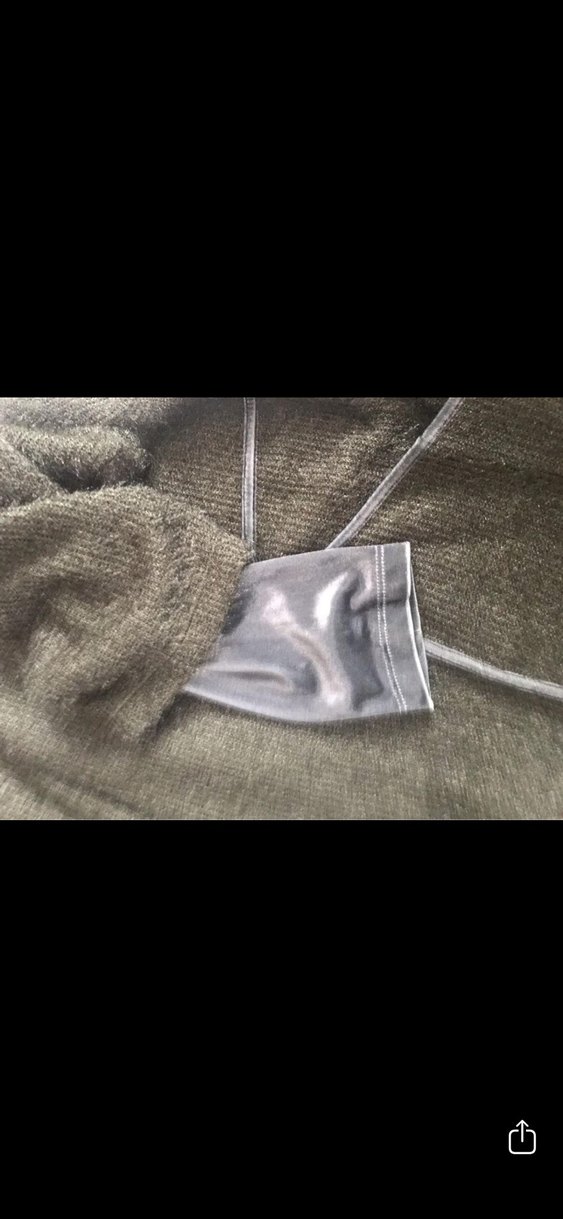 Haki  Kadın Uzun Rahat Kesim Hırka Kaban.42/44 beden - Görsel 4