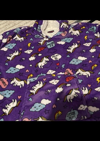 Kapüşonlu Hoodie Polar Battaniye - Görsel 3