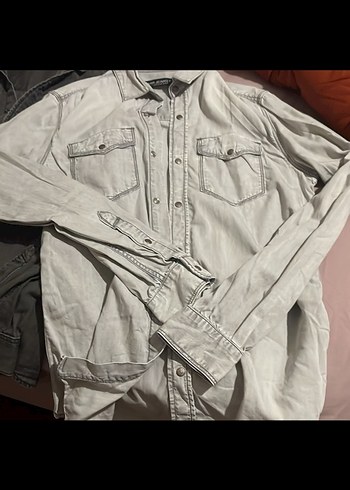 Mavi Jeans kot gömlek iki adet S beden - Görsel 5