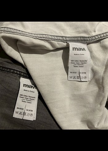 Mavi Jeans kot gömlek iki adet S beden - Görsel 3