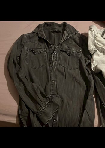 Mavi Jeans kot gömlek iki adet S beden - Görsel 6