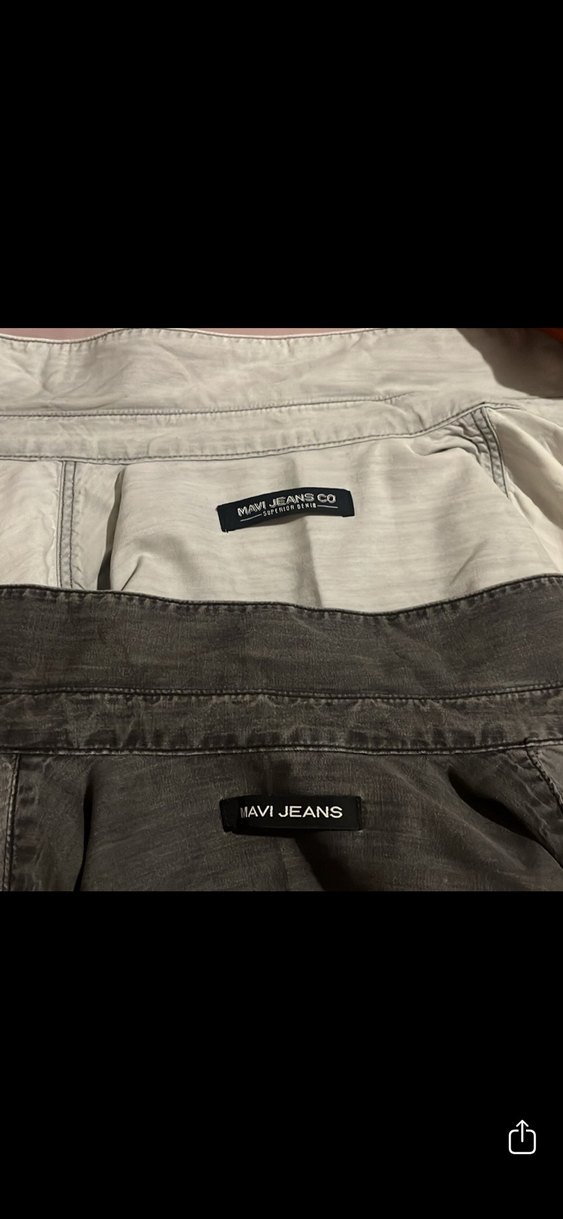 Mavi Jeans kot gömlek iki adet S beden - Görsel 2