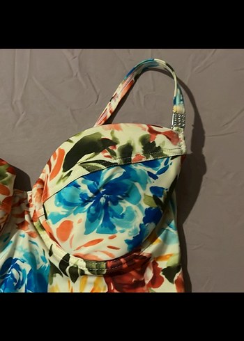 Çiçek Desenli Bohem Kadın Mayo 40 beden - Görsel 2