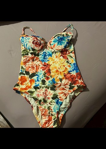 Çiçek Desenli Bohem Kadın Mayo 40 beden - Görsel 7