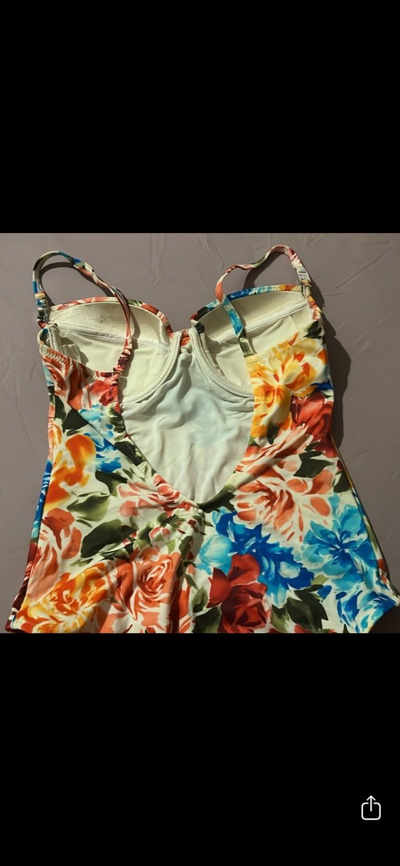 Çiçek Desenli Bohem Kadın Mayo 40 beden - Görsel 4