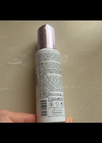 Giovanni Gül Özlü Nemlendirici Yüz Serumu - Görsel 3